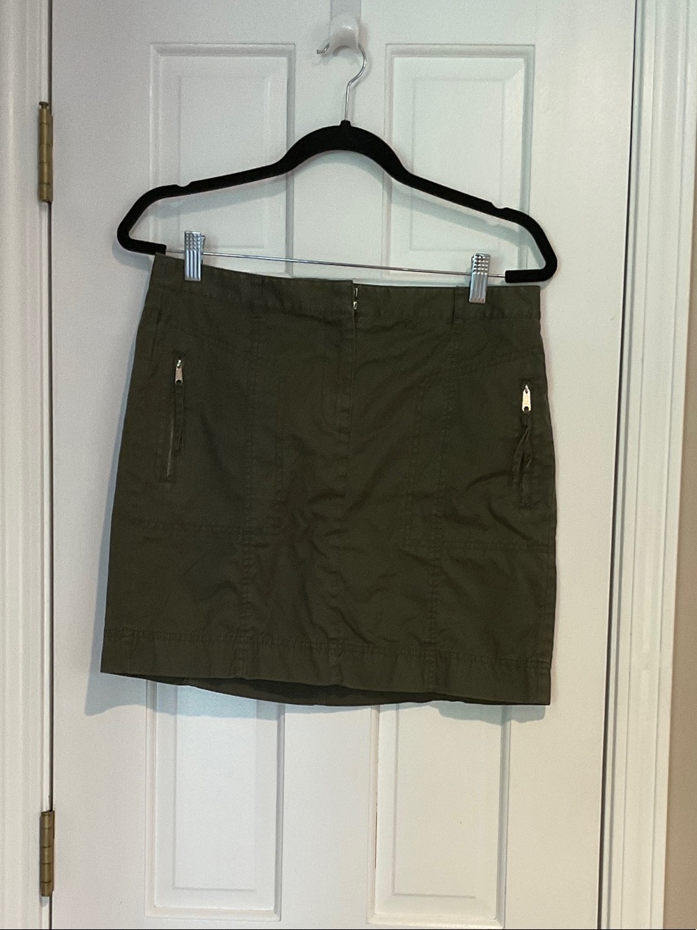 LOFT Olive Green Mini Skirt